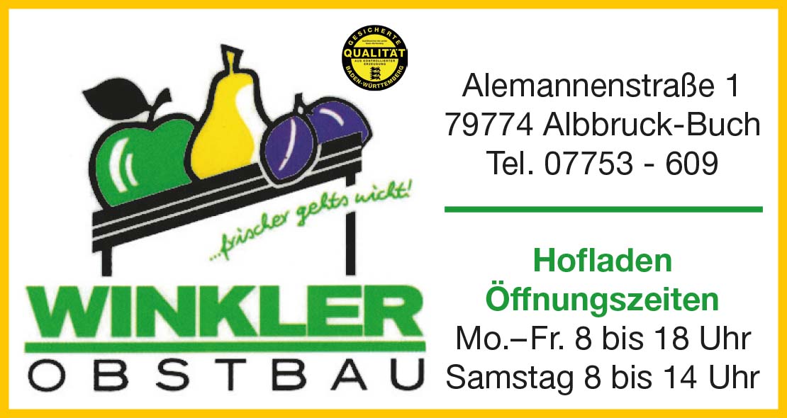 Sponsor Winkler Obstbau